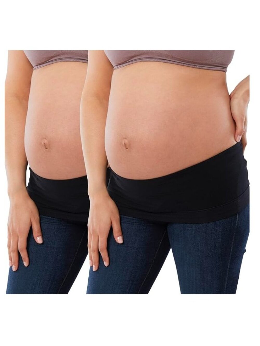 NEW 2 Packs Ingrid & Isabel Basics Bellaband Belly Band Pregnant Pant Extender